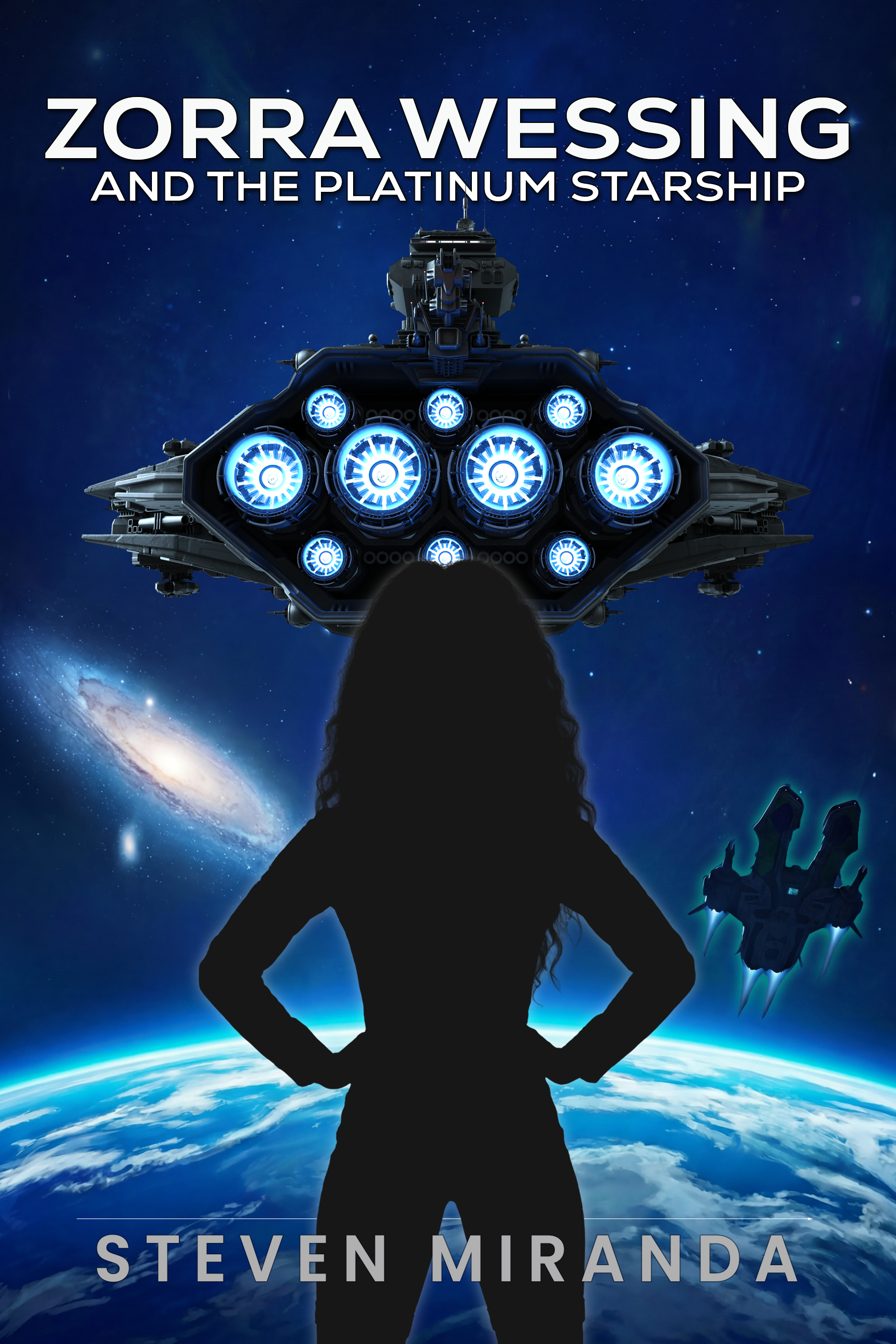 Book cover of Zorra Wessing and the Platinum Starship by Steven Miranda